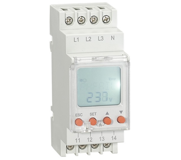 Digital voltage monitoring relay RDMVS1N. 3Ph. 4 wire 125300V. 1C/O BPG